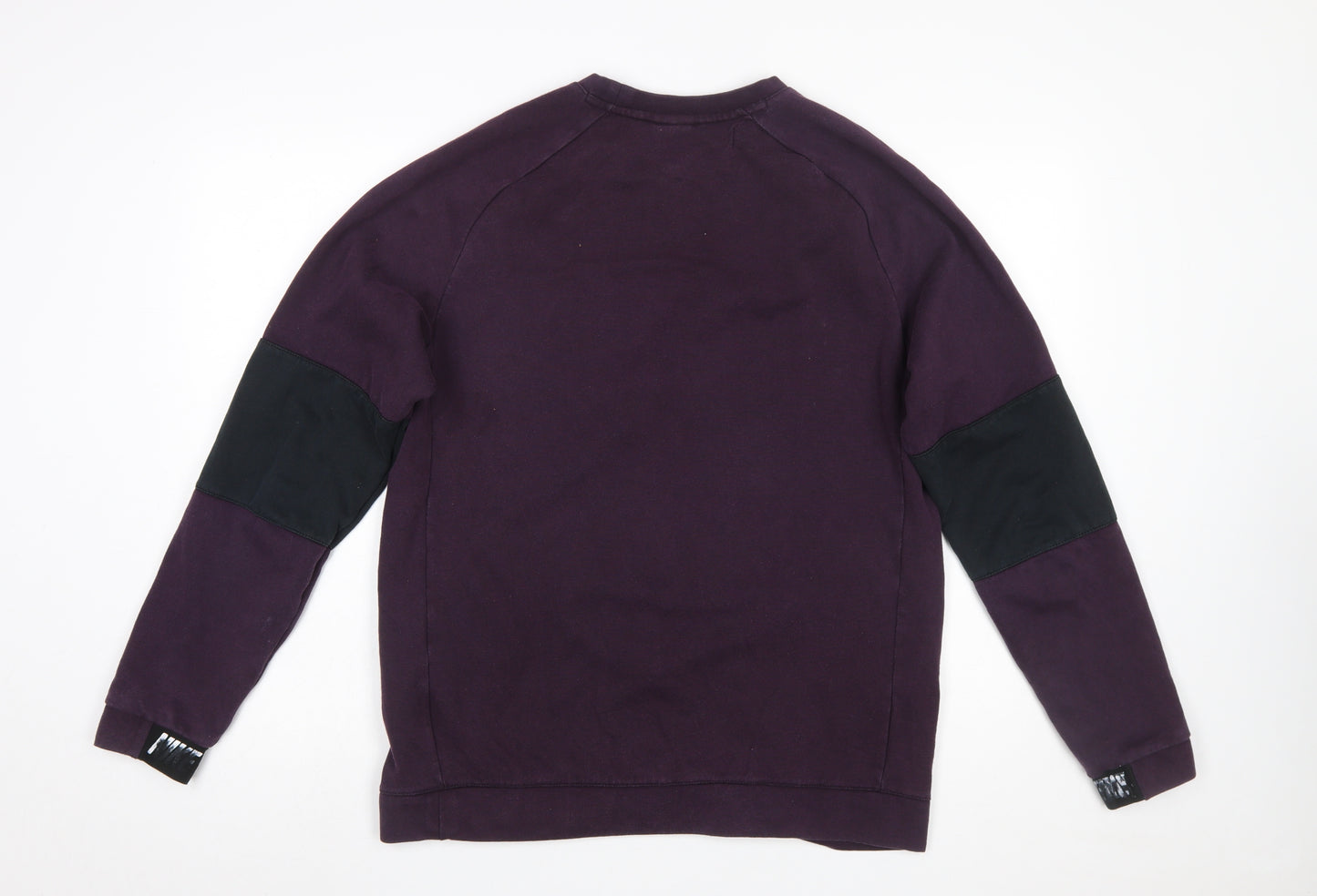 Nike Men's Purple Pullover Sweatshirt M Regular Fit Crew Neck