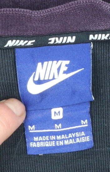 Nike Men's Purple Pullover Sweatshirt M Regular Fit Crew Neck