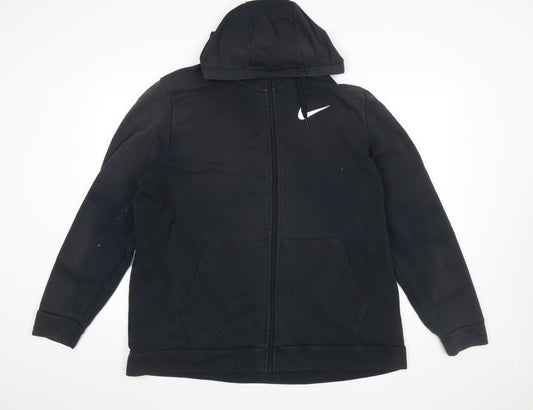 Nike Men's Black XL Full Zip Dri-Fit Hoodie Sweatshirt