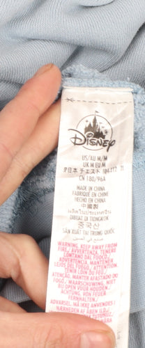 Disney Mickey Mouse Blue Hoodie Women M Pullover Casual Cotton