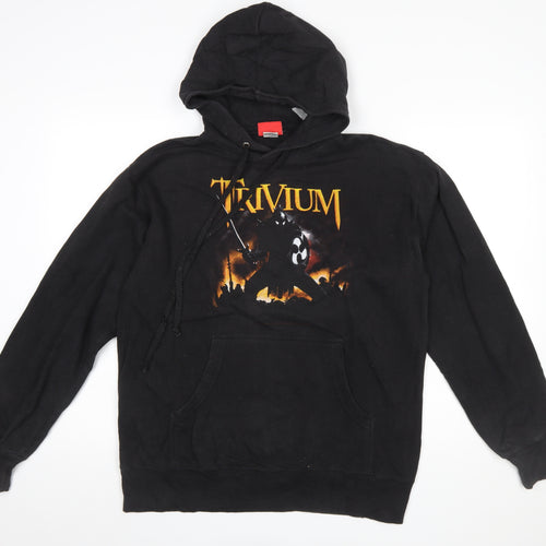 Bravado Men’s Black Trivium Pullover Hoodie Medium Graphic Print