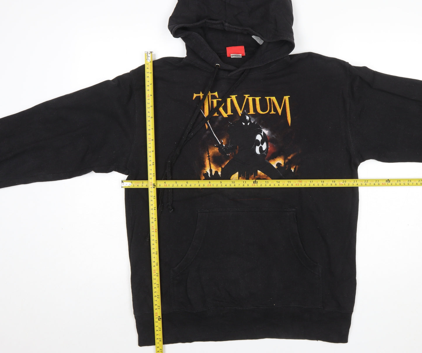 Bravado Men’s Black Trivium Pullover Hoodie Medium Graphic Print