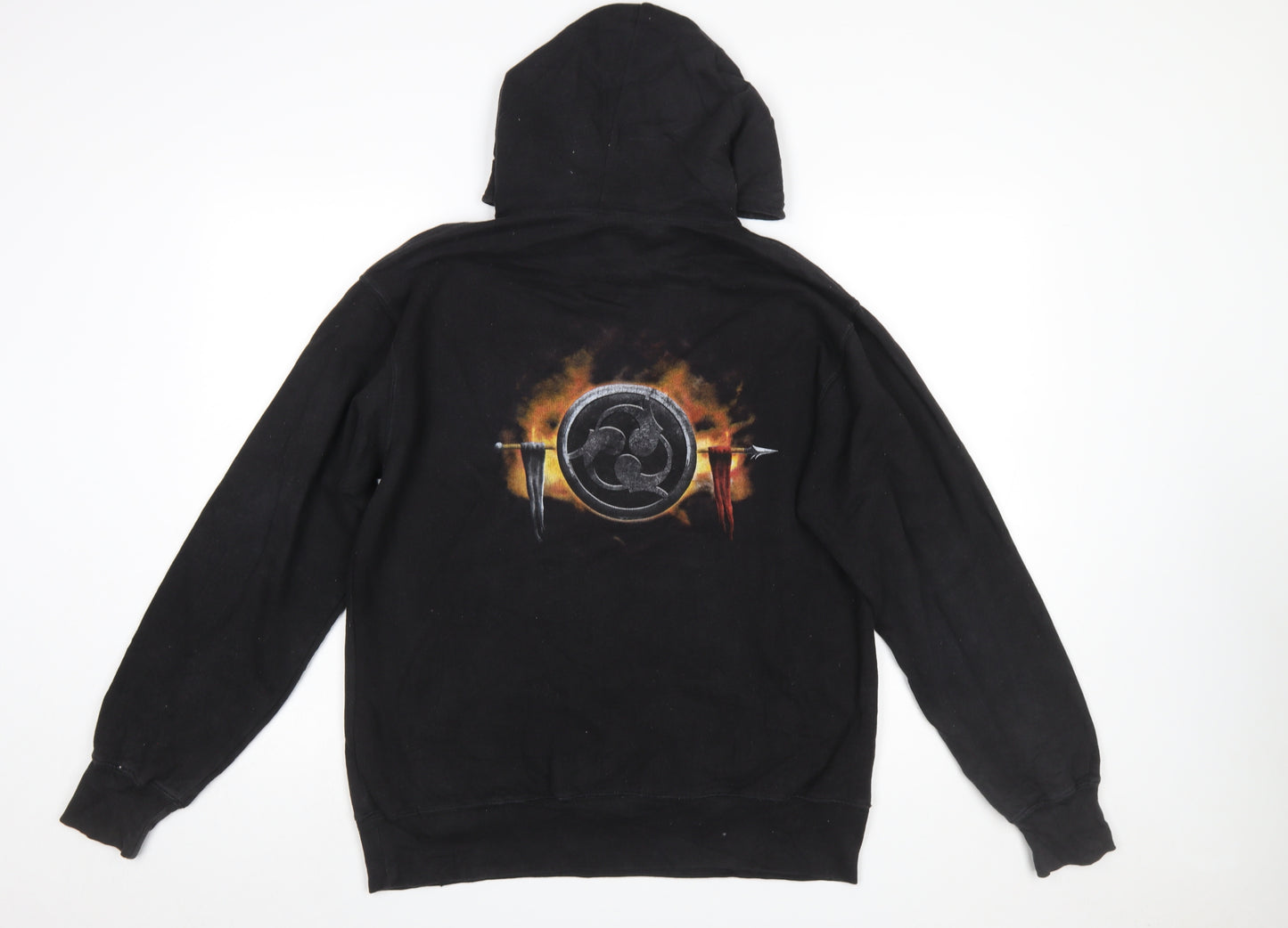 Bravado Men’s Black Trivium Pullover Hoodie Medium Graphic Print