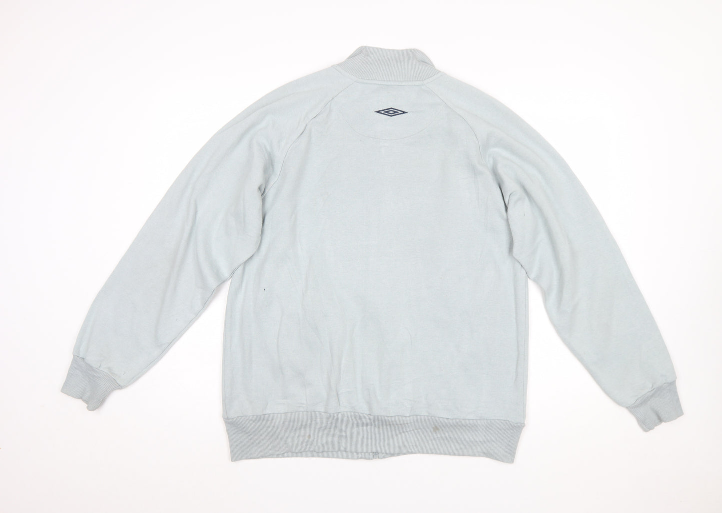 Umbro Men's Grey Full Zip Sweatshirt Jacket M Sportswear