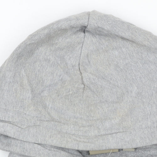 Napapijri Men's Grey Pullover Hoodie M Cotton Blend Casual