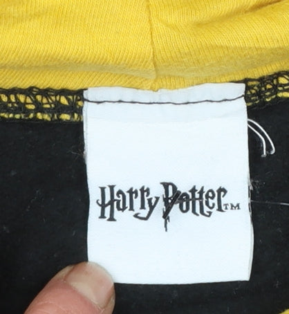 AWDis Men’s Black Harry Potter Hogwarts Pullover Hoodie Small