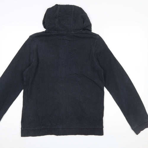 Nike Boys Black Full Zip Hoodie XL (15-16 Years) Cotton Blend