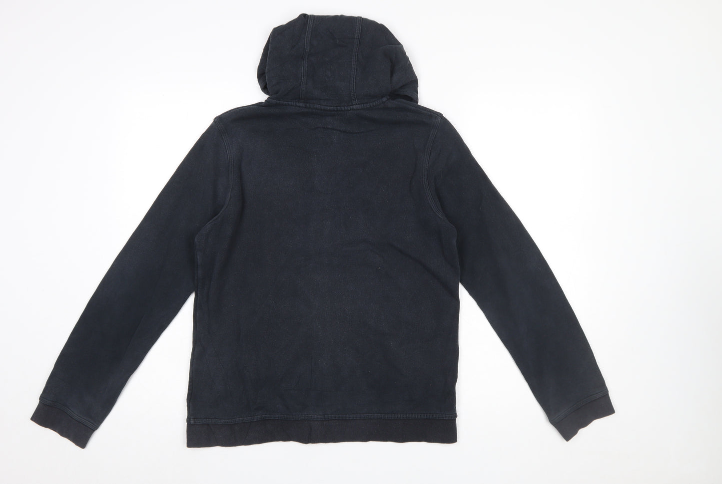 Nike Boys Black Full Zip Hoodie XL (15-16 Years) Cotton Blend