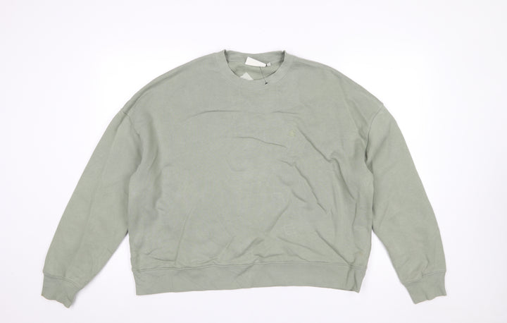 Carhartt WIP Women's Green Chester Sweatshirt M Crew Neck Pullover