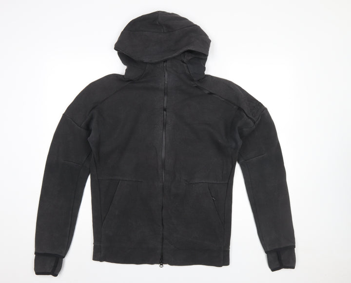 Adidas Men's Black Small Full Zip Hooded Sweatshirt