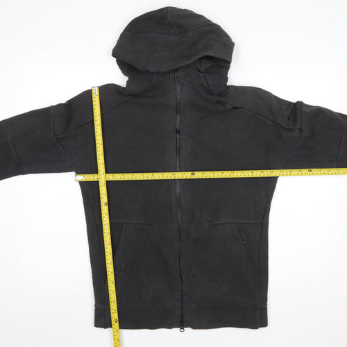 Adidas Men's Black Small Full Zip Hooded Sweatshirt