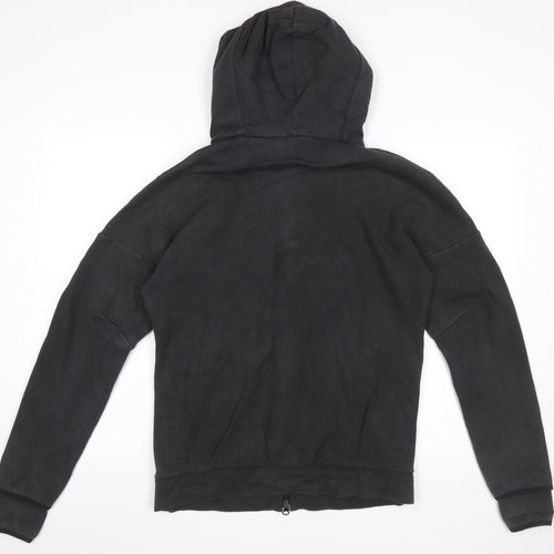 Adidas Men's Black Small Full Zip Hooded Sweatshirt
