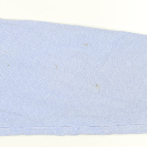 Stone Island Men's Blue Cotton Crew Neck Sweatshirt M