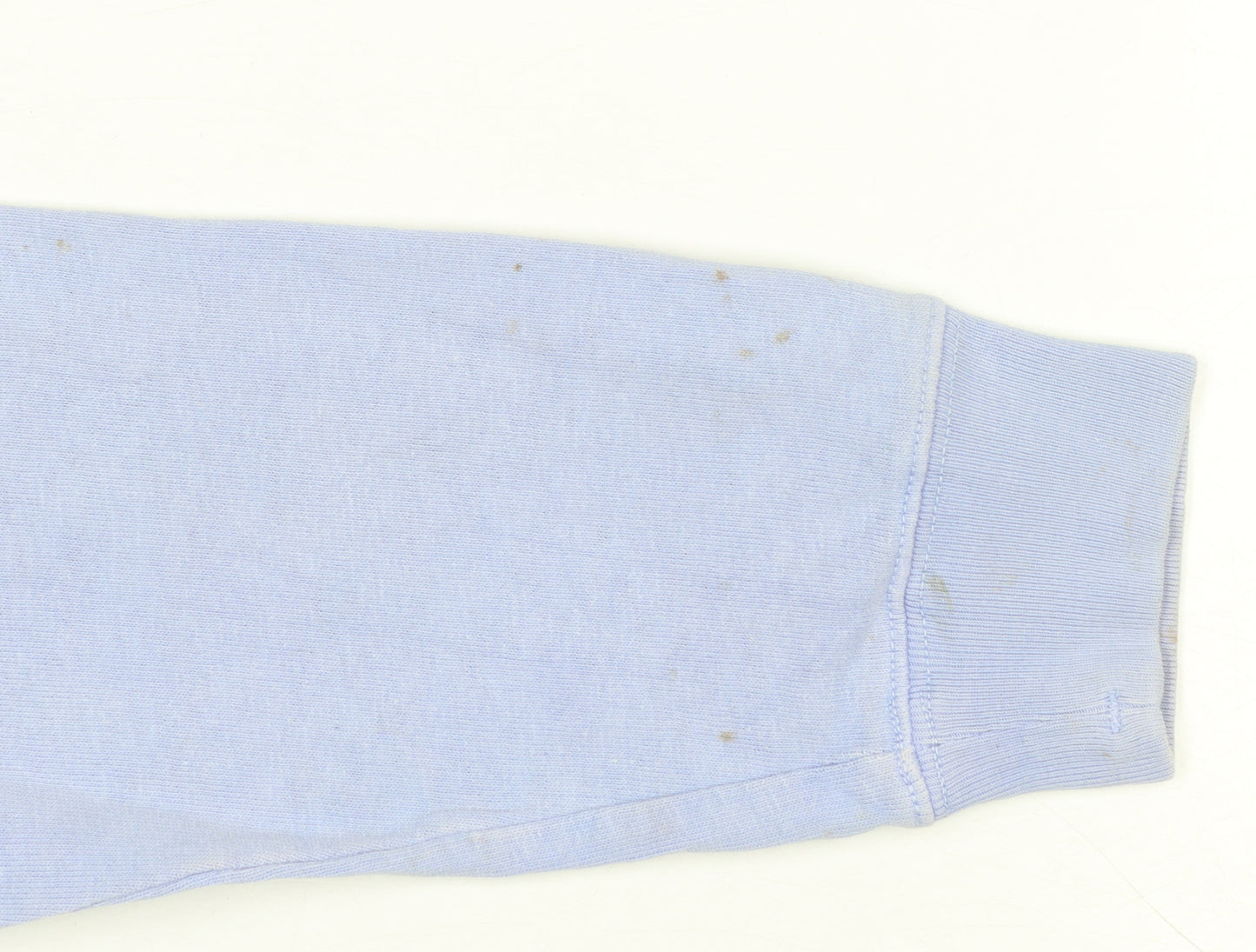 Stone Island Men's Blue Cotton Crew Neck Sweatshirt M