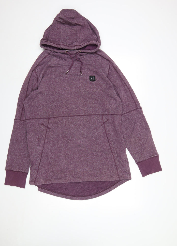 Under Armour Women’s Purple Hoodie 2XL Raglan Pullover Fleece Warm