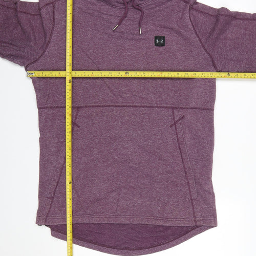 Under Armour Women’s Purple Hoodie 2XL Raglan Pullover Fleece Warm