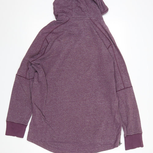 Under Armour Women’s Purple Hoodie 2XL Raglan Pullover Fleece Warm