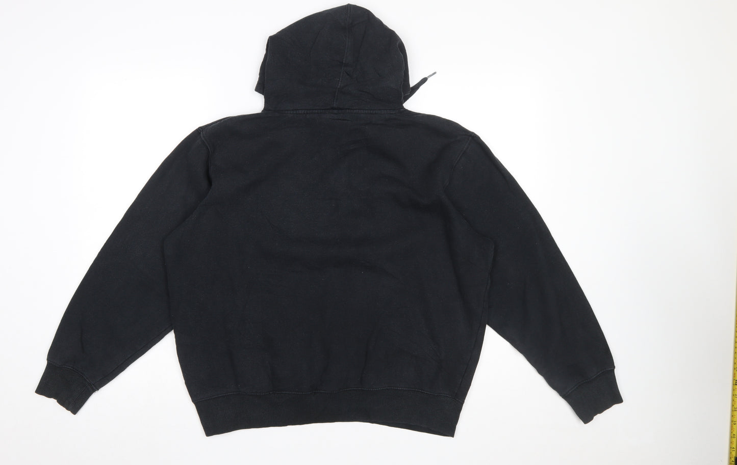 Fila Men's Black Logo Pullover Hoodie Size L Regular Fit