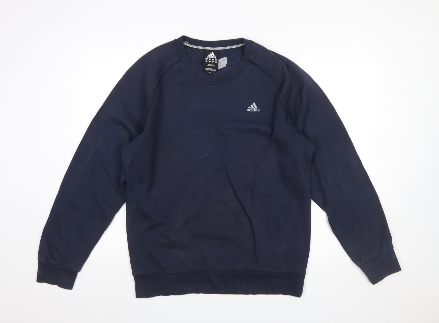 Adidas Men's Blue Pullover Sweatshirt M Crew Neck