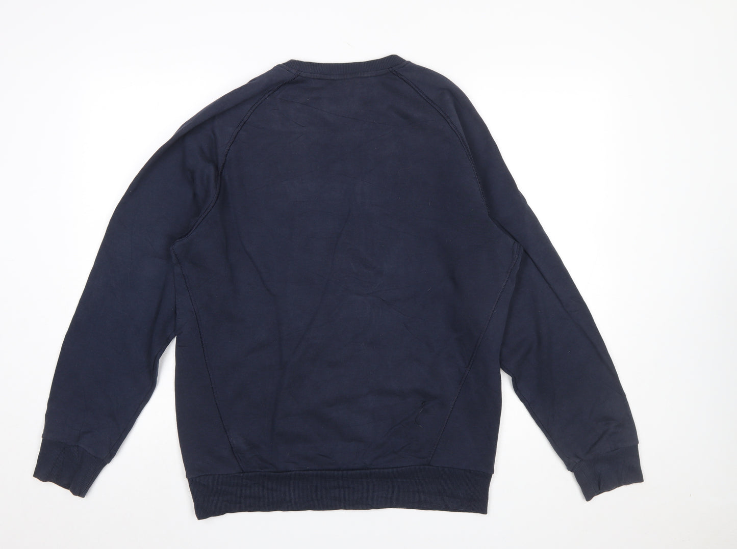 Adidas Men's Blue Pullover Sweatshirt M Crew Neck