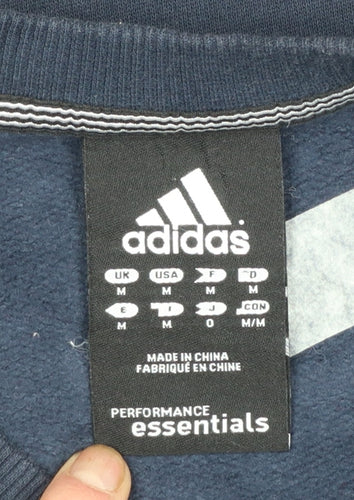 Adidas Men's Blue Pullover Sweatshirt M Crew Neck