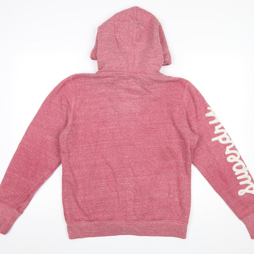 Superdry Women’s Pink Full Zip Hoodie XL - Soft Fleece Lined