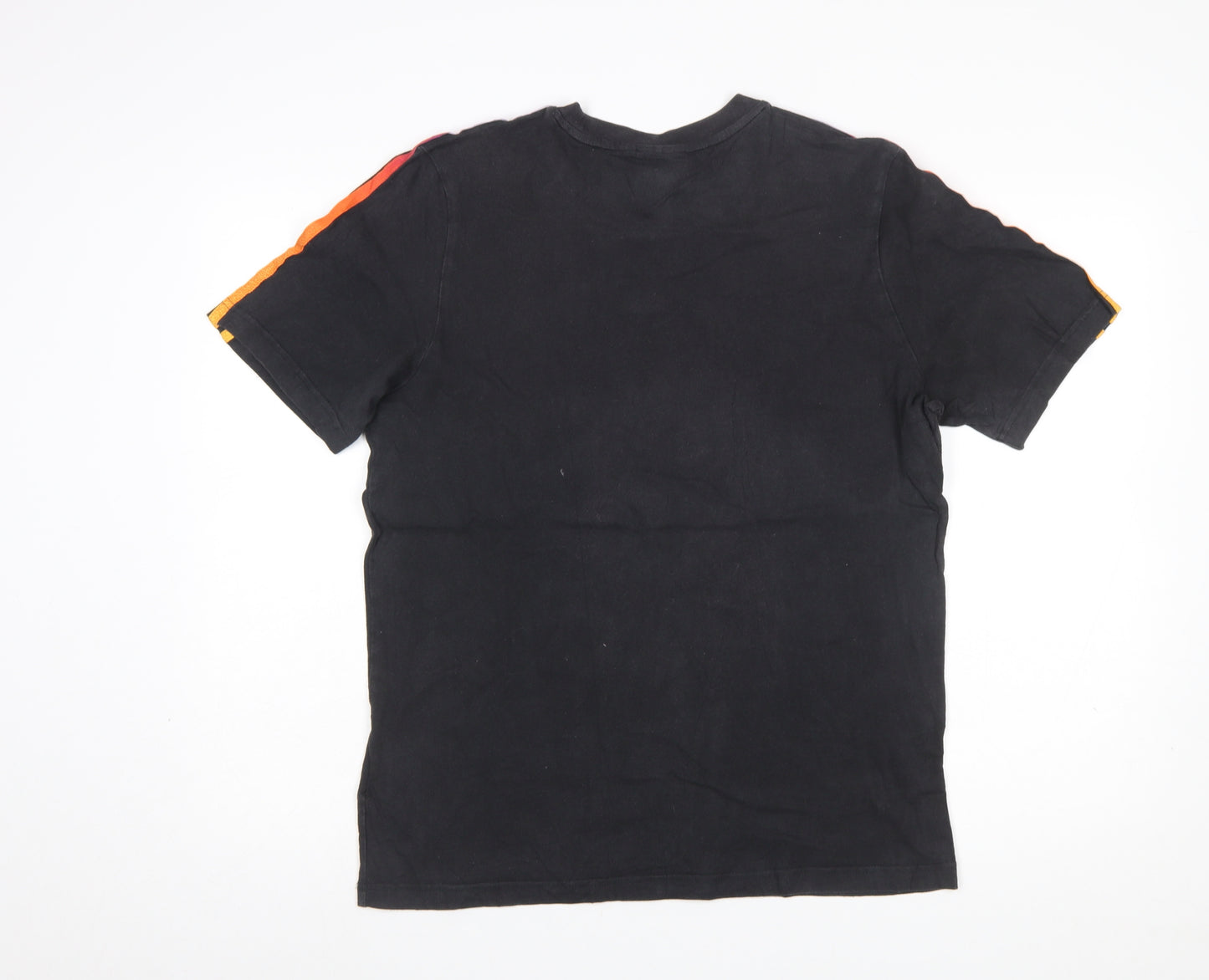 adidas Men's Black Short Sleeve Retro Sports T-Shirt Size M