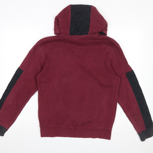 Nike Air Men's Burgundy Hoodie XS Pullover Fleece Logo Sweatshirt