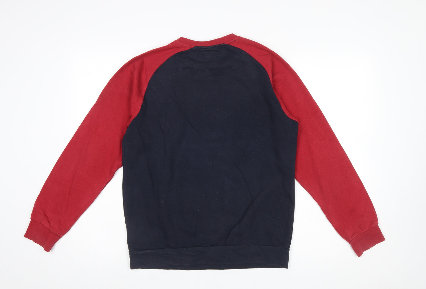 Champion Boys Navy Red XL 13-14 Years Crew Neck Pullover Sweatshirt