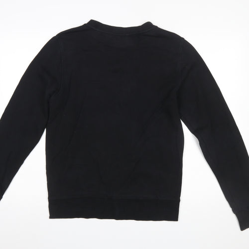Calvin Klein Men's Black Small Pullover Sweatshirt Crew Neck Cotton