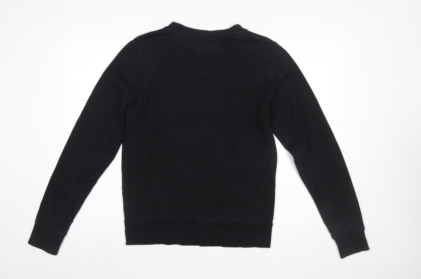 Calvin Klein Men's Black Small Pullover Sweatshirt Crew Neck Cotton