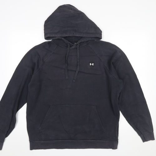 Under Armour Men's Black Pullover Hoodie M Sports Fleece