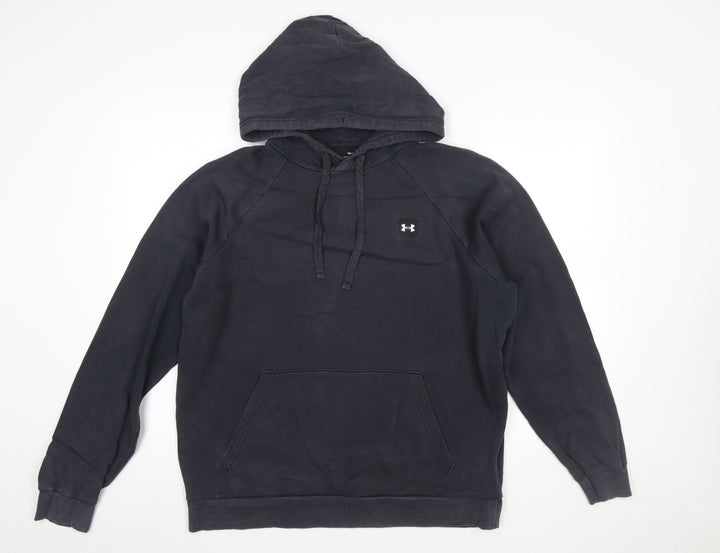Under Armour Men's Black Pullover Hoodie M Sports Fleece
