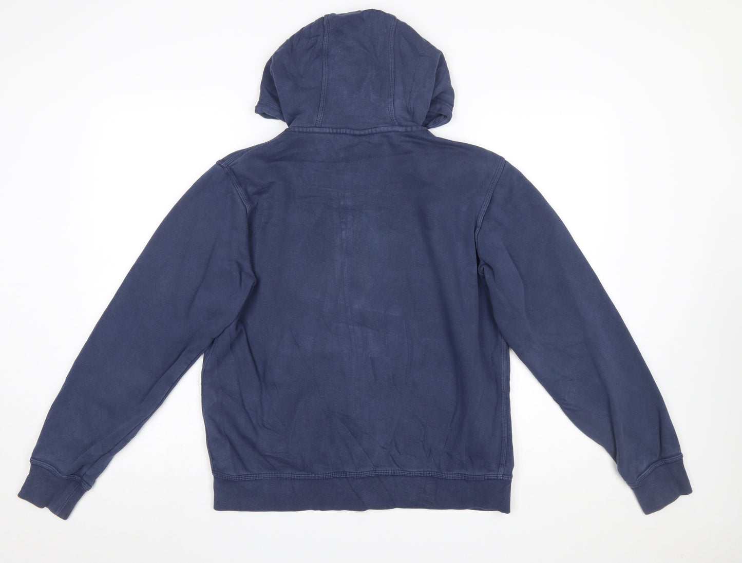 Nike Men's Blue Full Zip Hoodie M Sports Fleece Sweatshirt