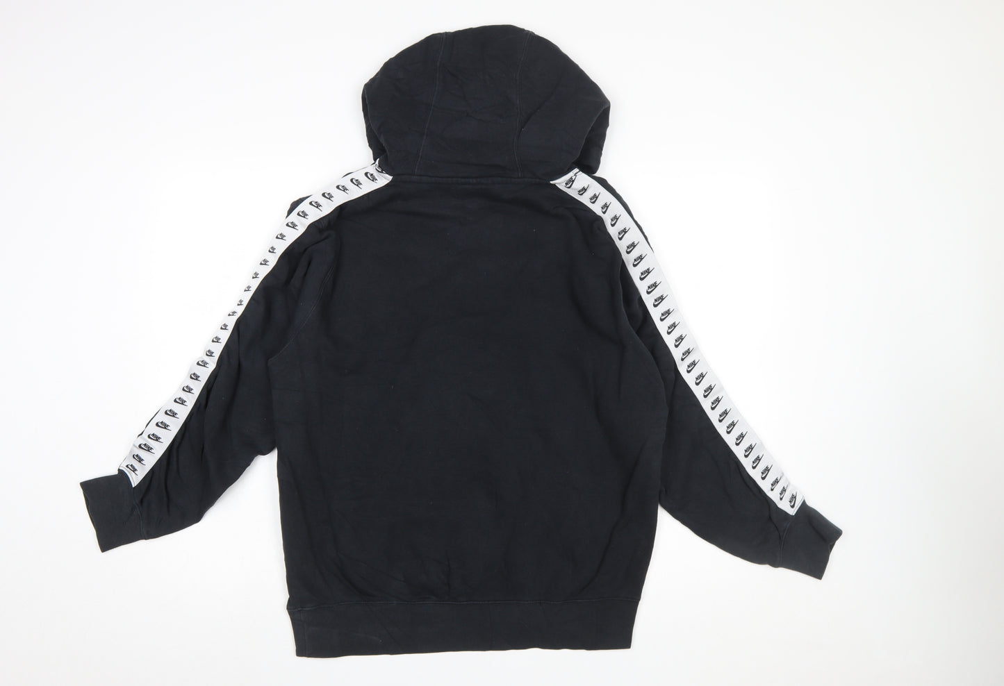 Nike Men’s Black Pullover Hoodie M Logo Fleece Sportswear