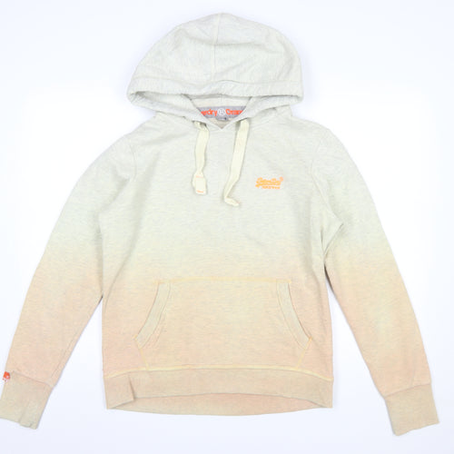 Superdry Orange Label Women's Beige Pullover Hoodie L