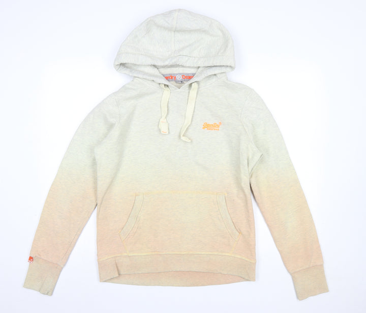 Superdry Orange Label Women's Beige Pullover Hoodie L