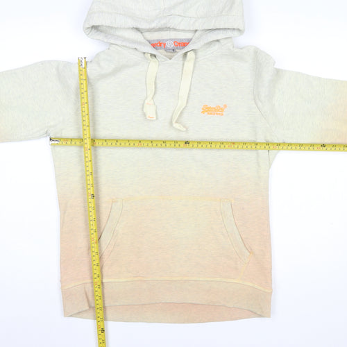 Superdry Orange Label Women's Beige Pullover Hoodie L