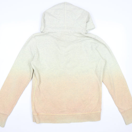 Superdry Orange Label Women's Beige Pullover Hoodie L