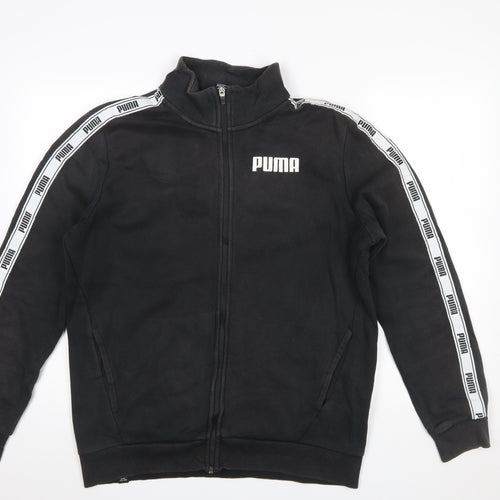 PUMA Men's Black Full Zip Sweatshirt Jacket Size M Regular Fit