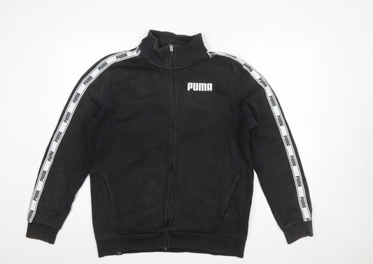 PUMA Men's Black Full Zip Sweatshirt Jacket Size M Regular Fit