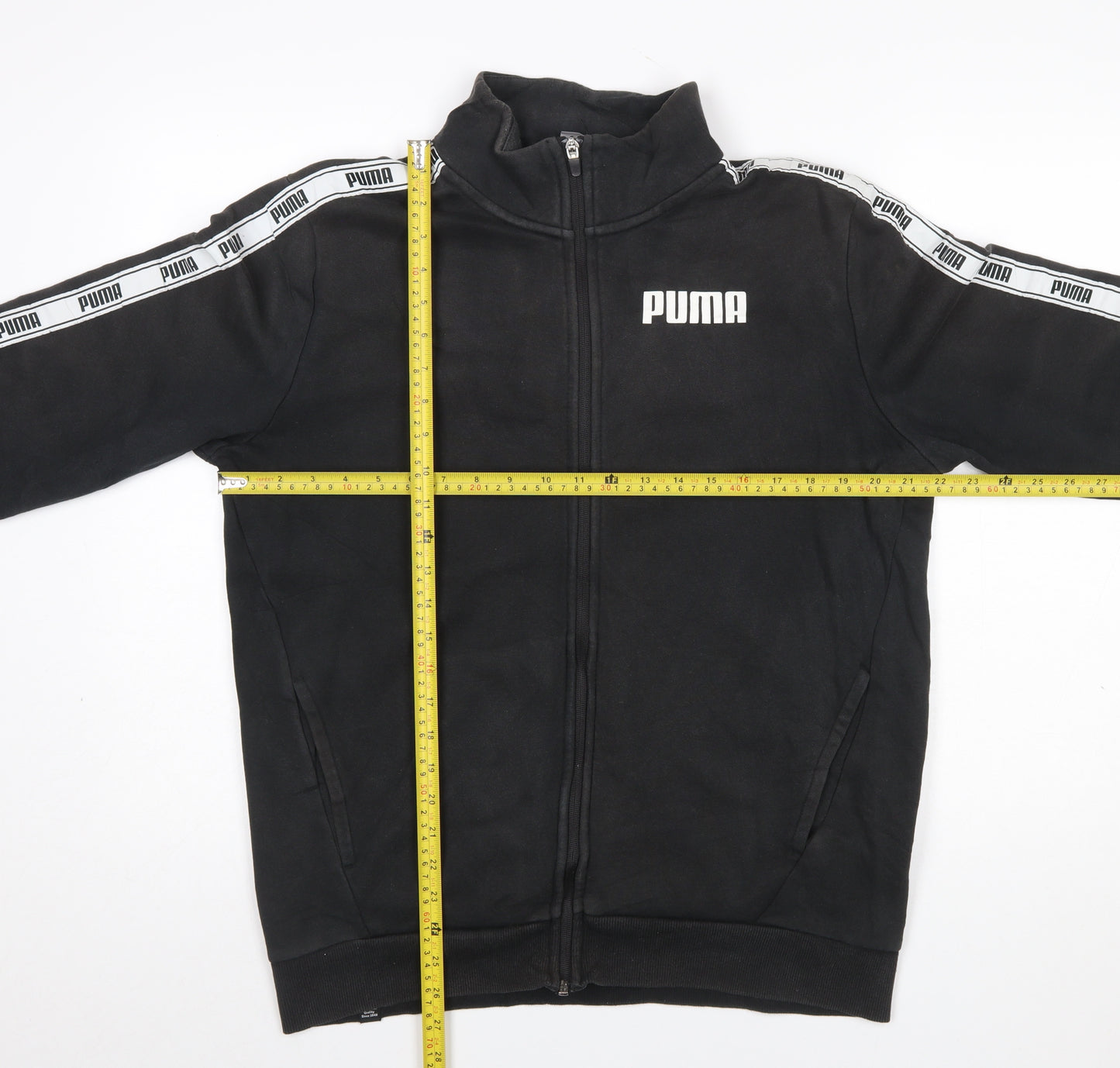 PUMA Men's Black Full Zip Sweatshirt Jacket Size M Regular Fit