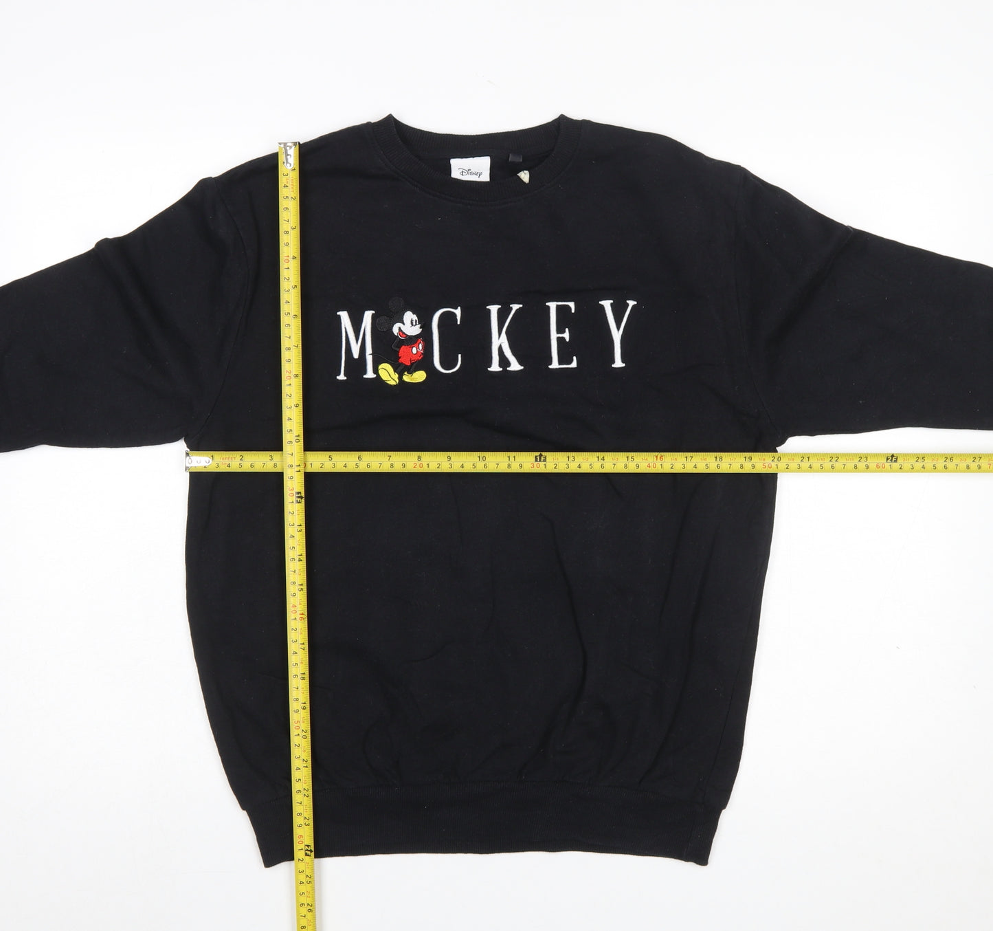 Disney Women’s Black Mickey Mouse Cotton Sweatshirt Size 8