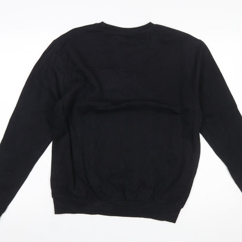 Disney Women’s Black Mickey Mouse Cotton Sweatshirt Size 8