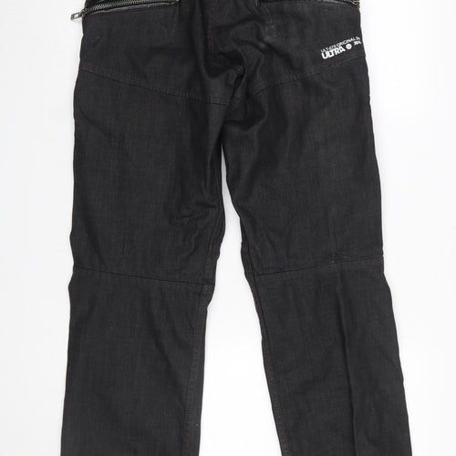 Ultramagnetic Men's Black Straight Fit Denim Jeans Size 32