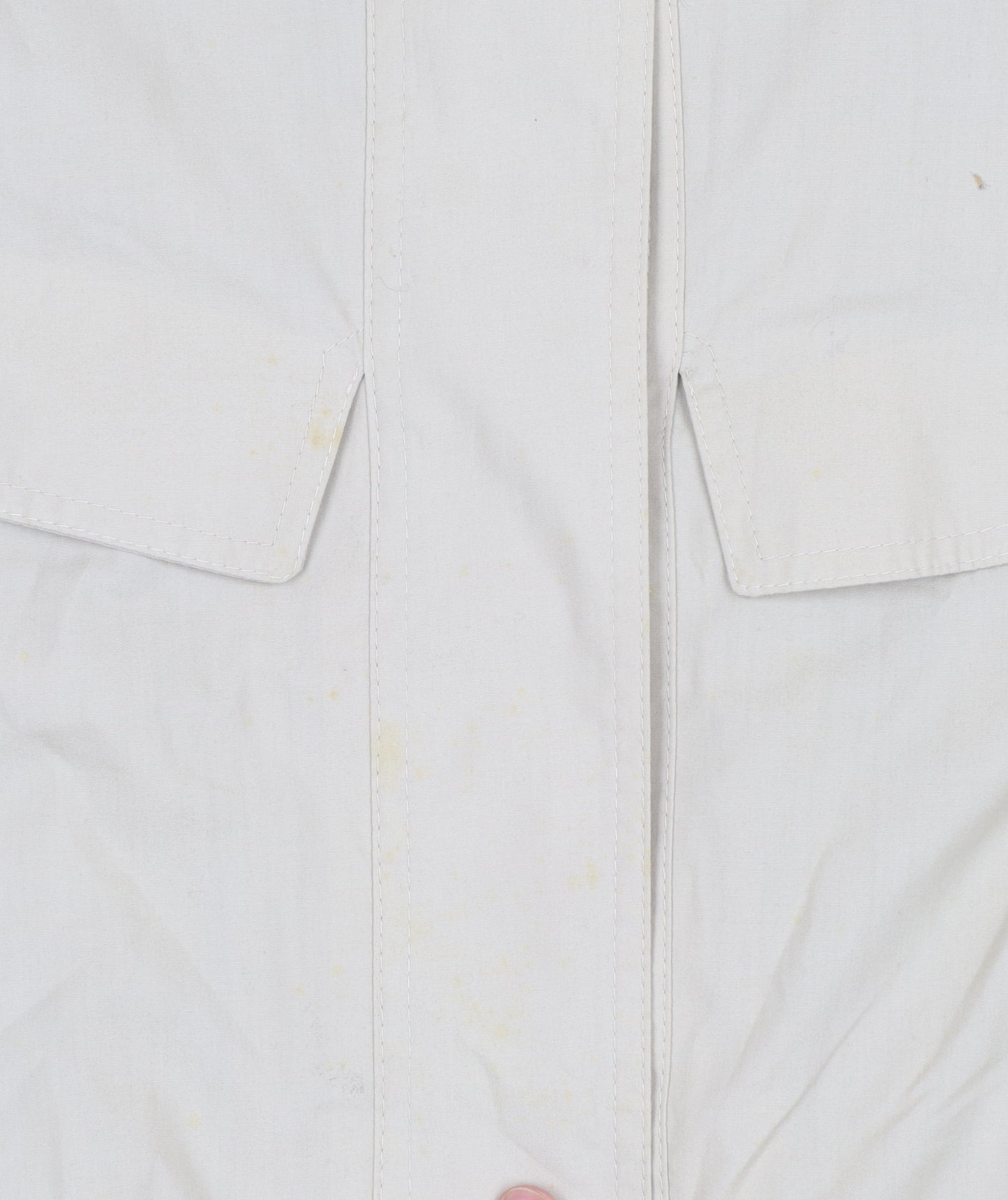 Microtouch Women's Beige Long Trench Coat Size 14