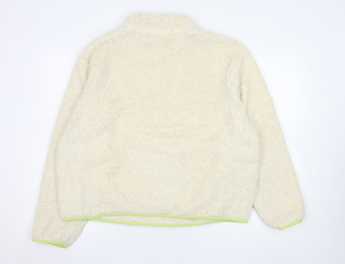 Champion Elite Womens Beige Fleece 1/4 Zip Pullover Hoodie XL