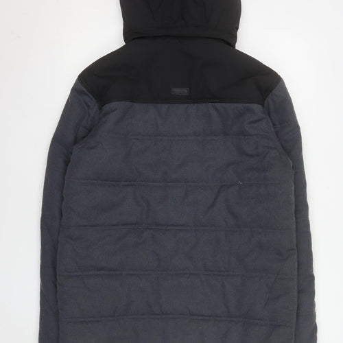 Regatta Men’s Grey Hooded Puffer Jacket M Waterproof Winter Coat