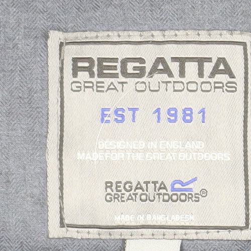 Regatta Men’s Grey Hooded Puffer Jacket M Waterproof Winter Coat
