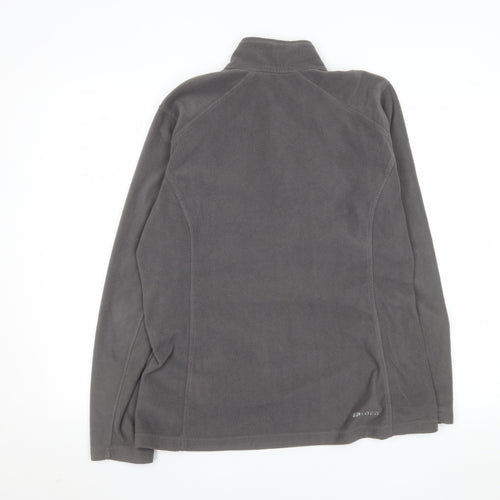Spyder Women’s Grey Fleece 1/4 Zip Pullover Sweatshirt Size L 14/16